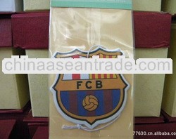 Football Team Promotional Car Freshener card, auto perfume
