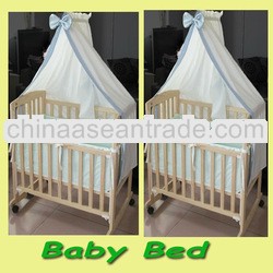 Wood With SGS Baby Bed