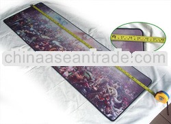 2013 best selling game mouse pad/fabric surface natural rubber 5 mm game mouse pad