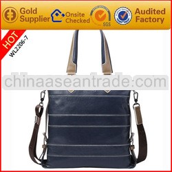 hot sell top grain cow leather men's tote bags fashion design