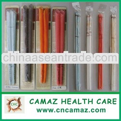 2013 beeswax Ear candle with aroma essential oil 1pair/oppbag packing