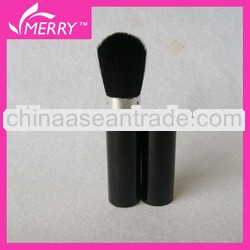 Black goat hair retractable face brush