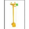Vertical type safety eyewash