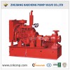 Diesel engine fire pump