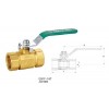 Brass Ball Valve 1/2" DN15