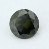 olive round cubic zirconia