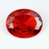 AAA orange oval zircon stone