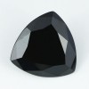 trillion cut black cz stones