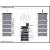 LA80W line array system
