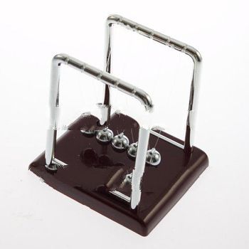 1x Newton Cradle Steel Balance Ball Physic School Educational Supplies teaching Science Desk toys Fr