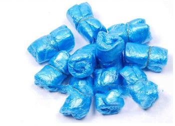 200x Elastic Disposable Plastic Protective Shoe Covers Carpet Cleaning Overshoe