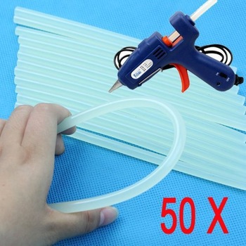 50 Pack 7mmx100mm Clear Glue Adhesive Sticks For Hot Melt Gun Car sticks Audio Craft