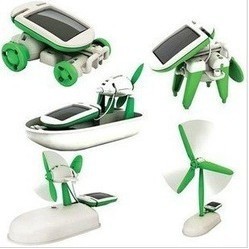 Bag mail DIY liuhe a solar assembled toy plane creative science small car production