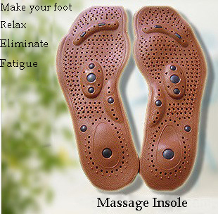 New Arrival Insole Magnetic Therapy Magnet Health Care Foot Massage Insoles Men/ Women Shoe Comfort 
