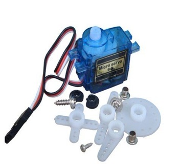 New arrival SG90 9G Micro Mini Servos + Horns For Helicoper Airplane car free shipping