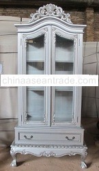 Chippendale Glass Display Cabinet - Antique Reproduction Furniture