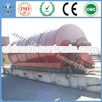 100% SECURITY XINXIANG XINDA waste plastic to oil technology