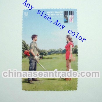 100% micro fiber eyeglass suede wiping cloth