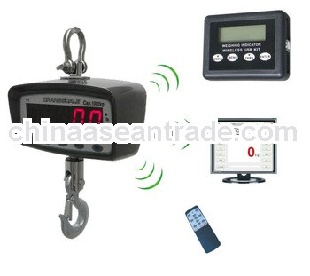 100kg hanging scale with RS232 or USB interface