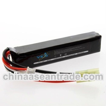 1050mAh 11.1v 20C gun lipo battery with T/tamiay output plug