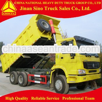 10 Wheel SINOTRUK Howo 340HP Tipper Truck / Euro III