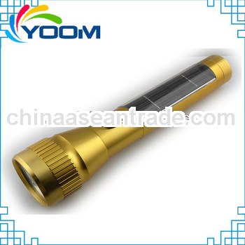 10 leds bright YMC-T1001A2 durable aluminum rechargeable Most Powerful emergency promotional solar f