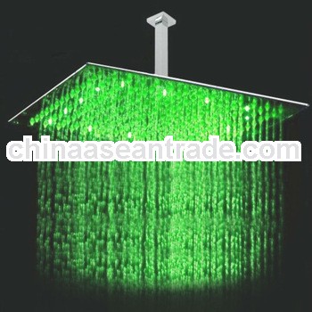 12.5inch super thin 2mm rgb rainfall shower head
