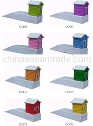 Beach hut doorstop