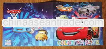 2013 Kids' Eco-friendly cartoon coloring book with black pages