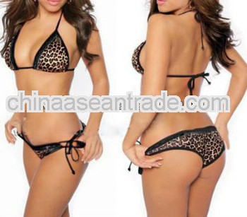 2013 SEXY Girl/Lady Bikini SET Padded lepord Bra Swimsuit Bathing Suit Swimwear