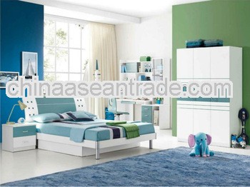 2013 neat children bedroom suite was made from E1 MDF board and environmental protection paint