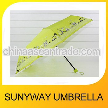 21" 8K Manual Open 3 section custom printing umbrella