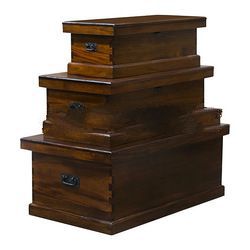 Catania Wood Trunk 3 Boxs