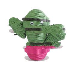 Crazy Creations (hanf-made paper cactus)