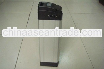 48V10Ah lithium battery for ebike silver fish type