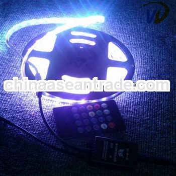 5050 RGB 30led flexible strip Sound rgb control music christmas lights -Wllighting