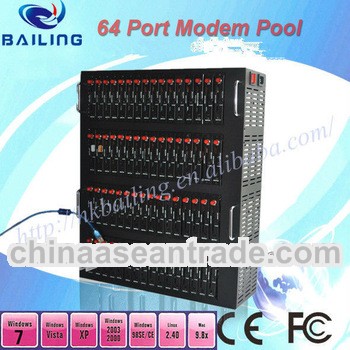 64 Port Modem Pool GSM GPRS Modem Pool for SMS MMS SMS Machine