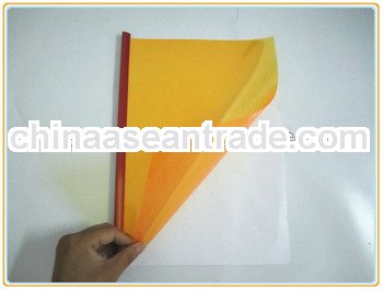 A4 transparent coloured plastic sheets&pvc binding cover&pvc note book cover