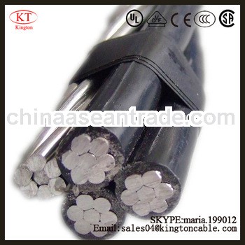 Aluminum Xlpe/Pe Insulated aerial bundled ABC Cable