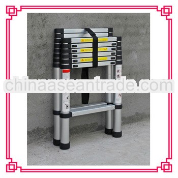 Aluminum double telescopic loft ladder