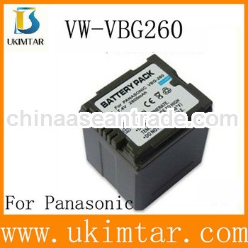 Best Price Video Battery VW-VBG260 for Panasonic fully decoded 2800mAh 7.4v factory supply