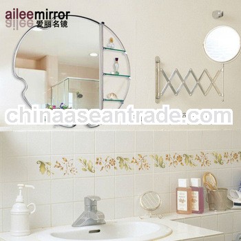 Best selling succinct mayflower pattern glass mirror
