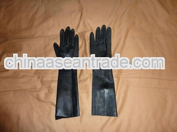 Black Industrial Working Gloves latex glove