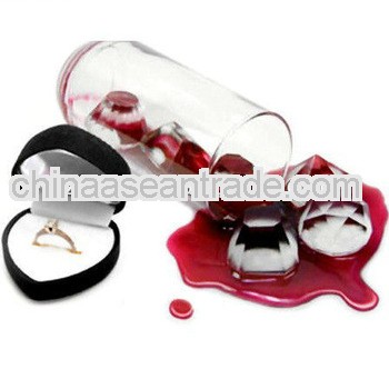 Bling-bling!!!2013 Creative Design Diamond Shape Silicone Ice Cube