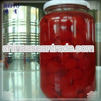Canned cherries in syrup 425g tins jars plastics in China 2013