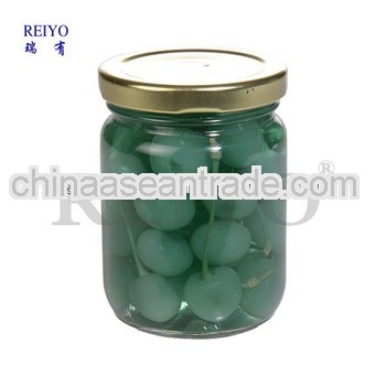 Canned dark cherries red in syrup 720ml jars in China without stem 2013