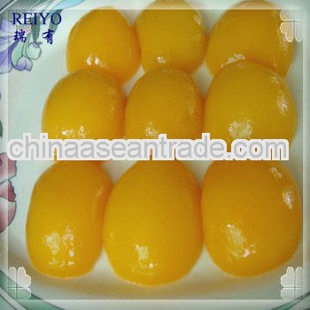 Canned peach slice in syrup