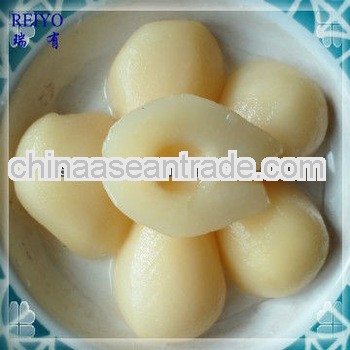 Cheap ISO canned syrup pear 2013 Health preserved exporter 4250g in