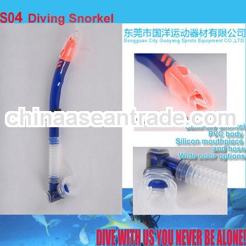  Semi-dry scuba snorkel,professional china snorkelling set