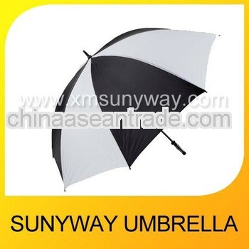 Classical Black and White Golf Umbrella